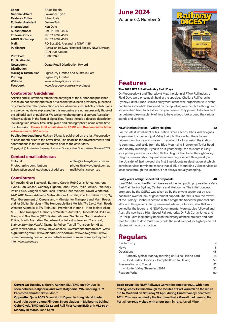 Railway Digest Preview Pages