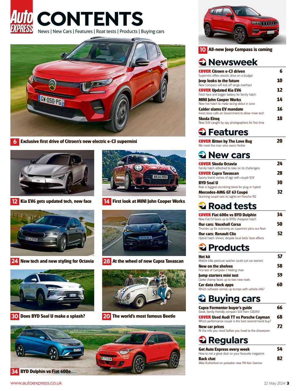 Auto Express Preview Pages