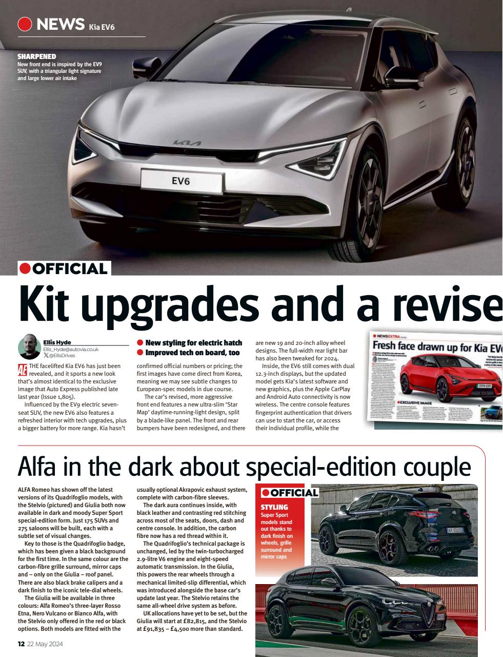 Auto Express Preview Pages