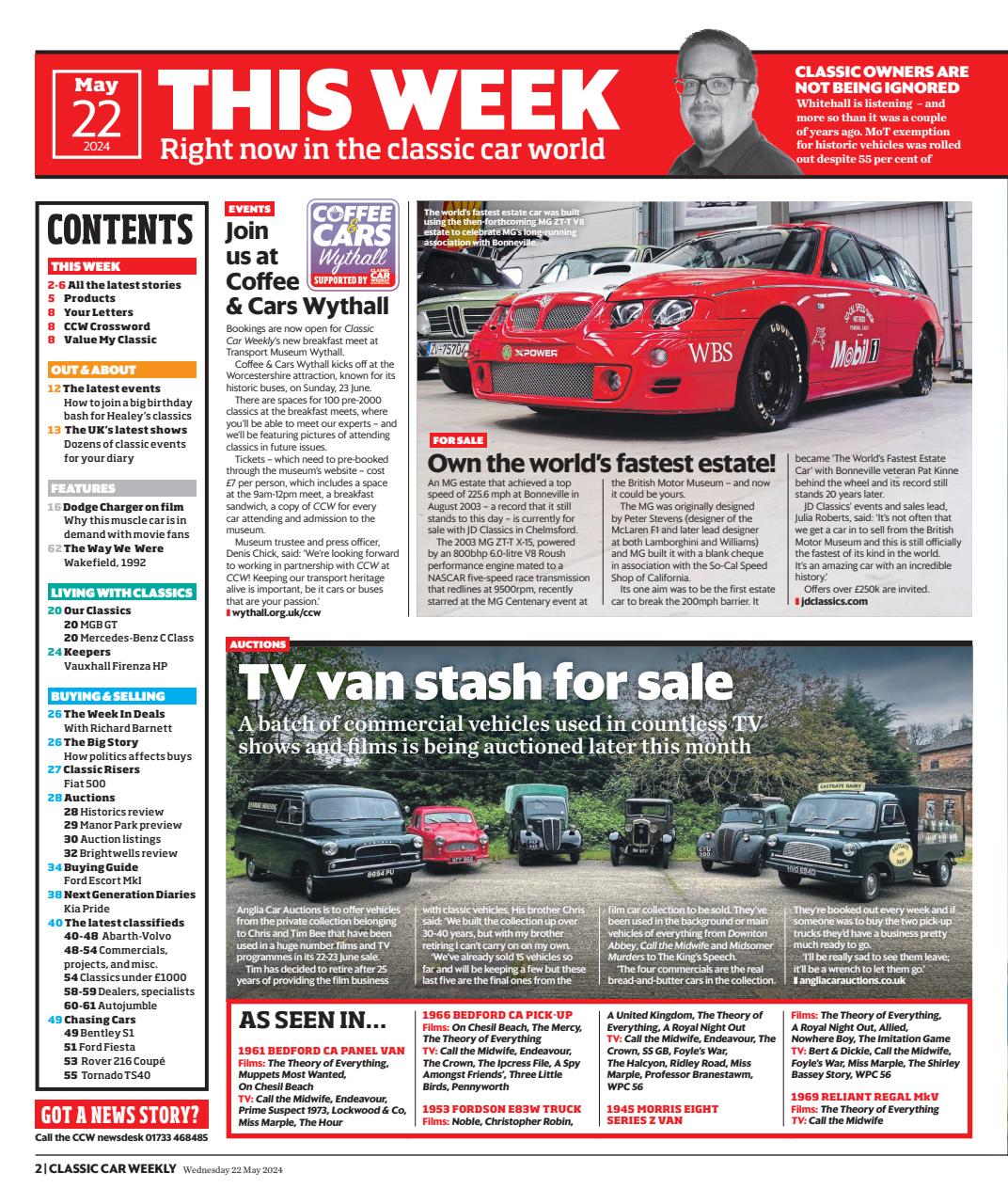 Classic Car Weekly Preview Pages