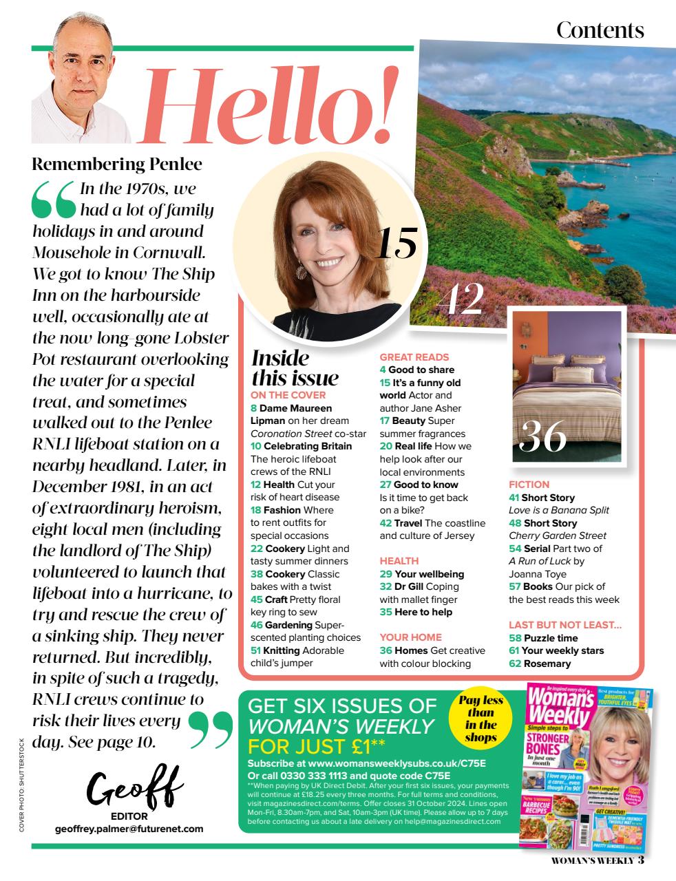 Woman's Weekly Preview Pages