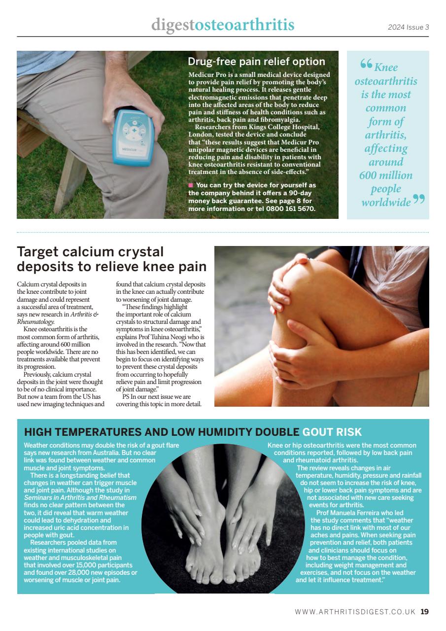 Arthritis Digest Preview Pages
