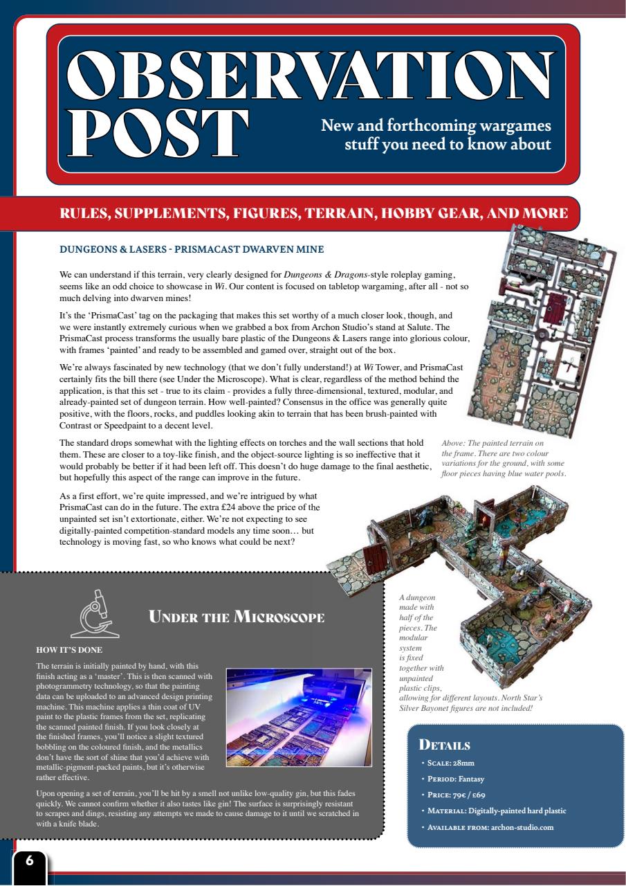 Wargames Illustrated Preview Pages