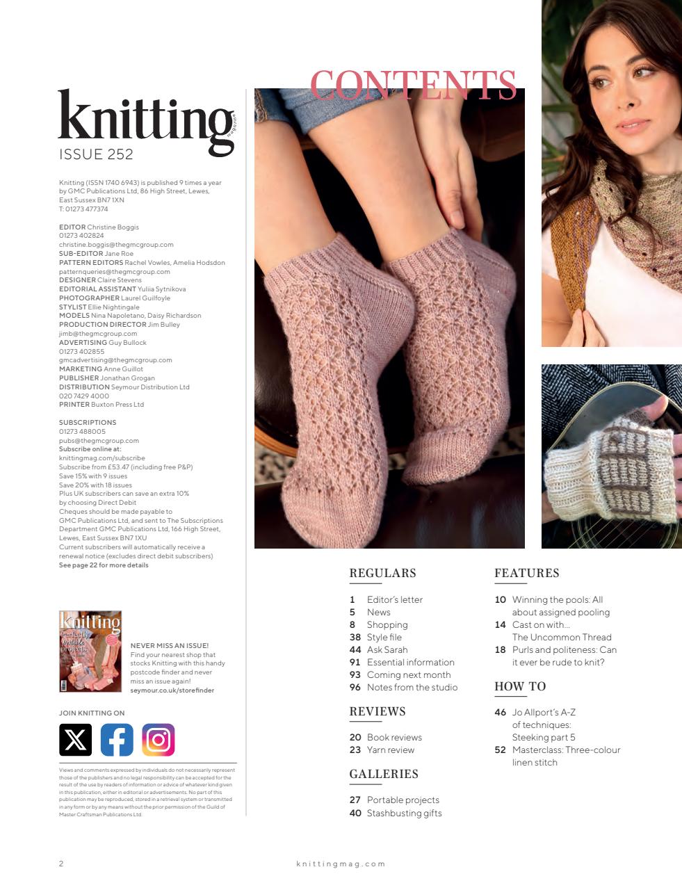 Knitting Preview Pages