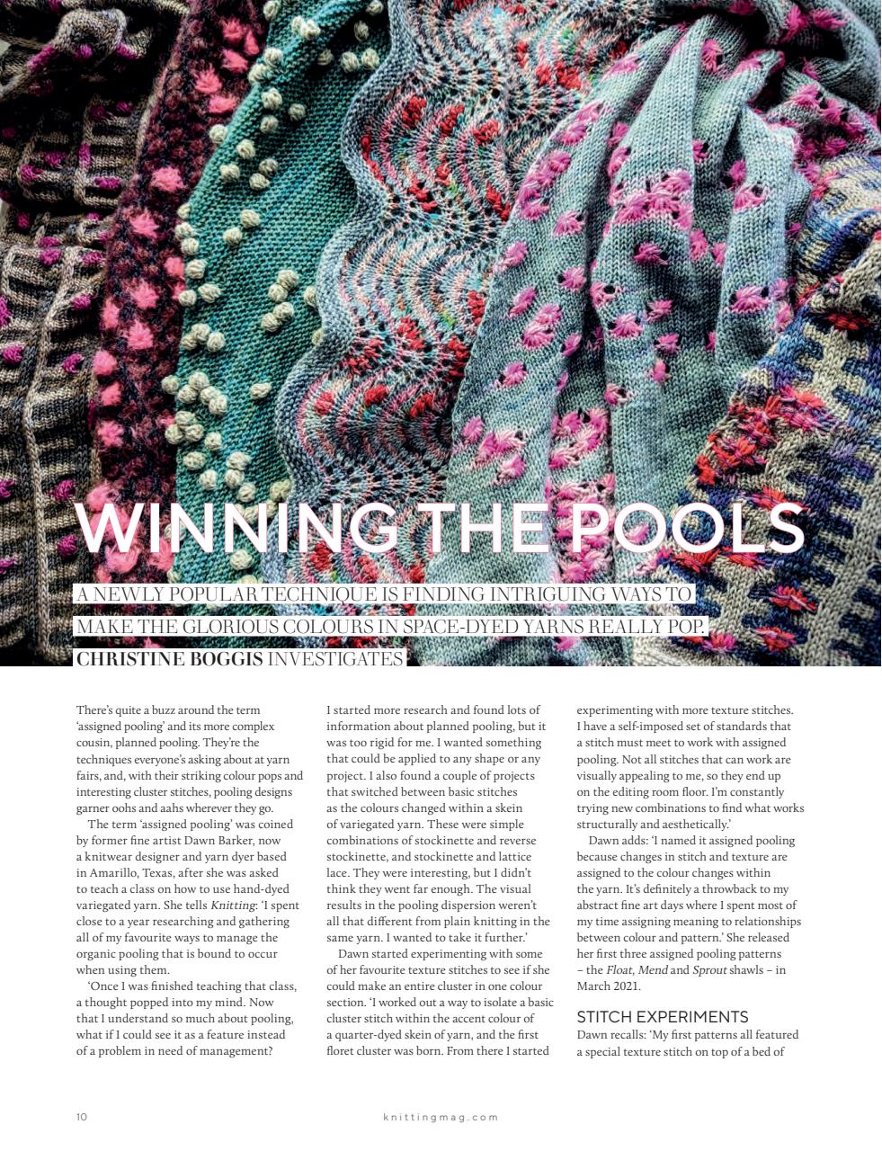 Knitting Preview Pages