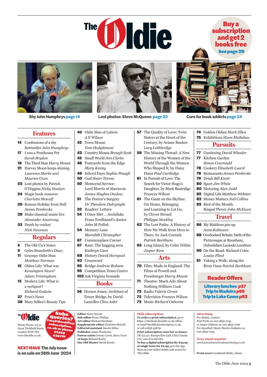 The Oldie Preview Pages