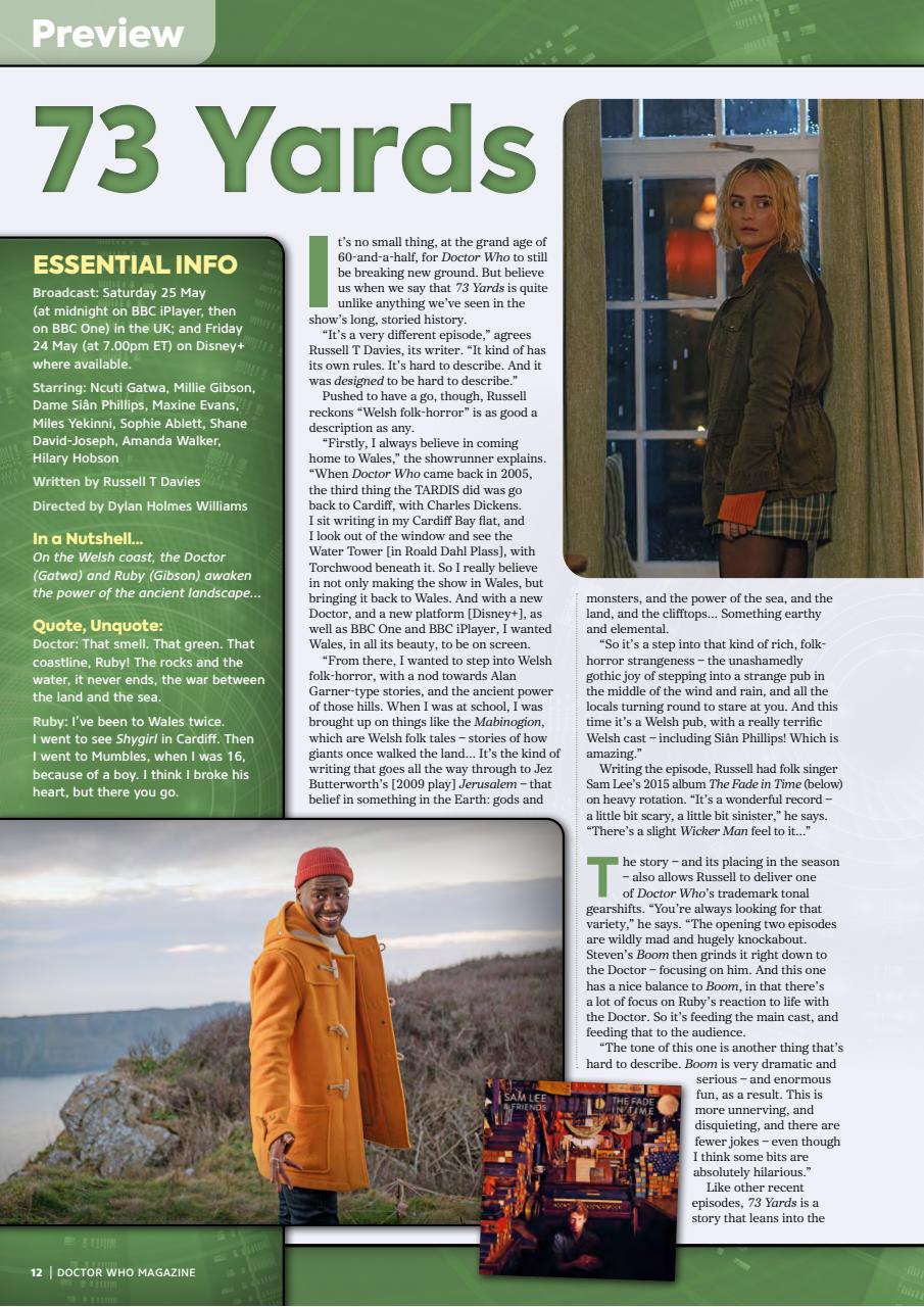Doctor Who Magazine Preview Pages