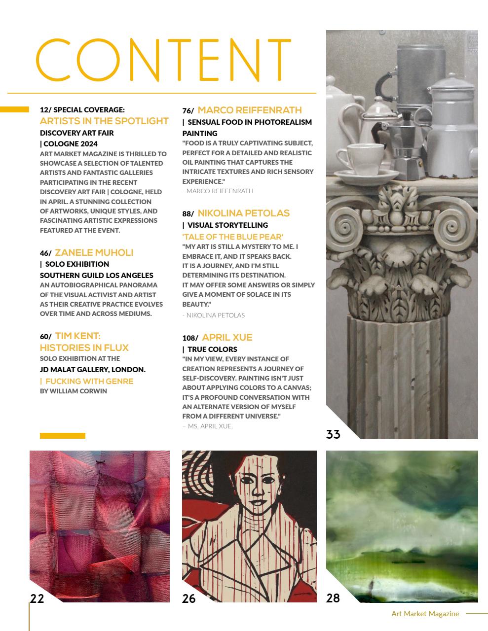 Art Market Magazine Preview Pages