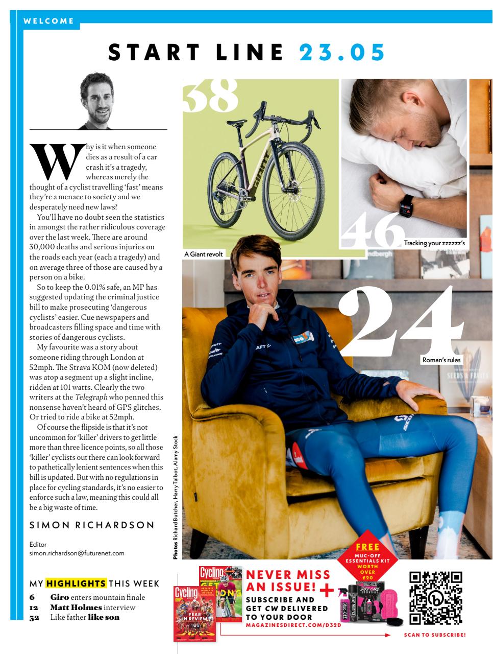 Cycling Weekly Preview Pages