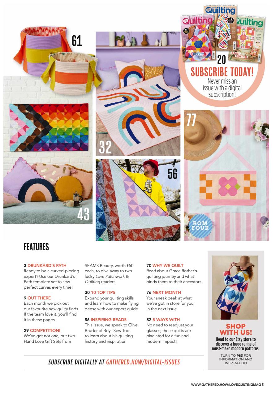 Love Patchwork & Quilting Preview Pages