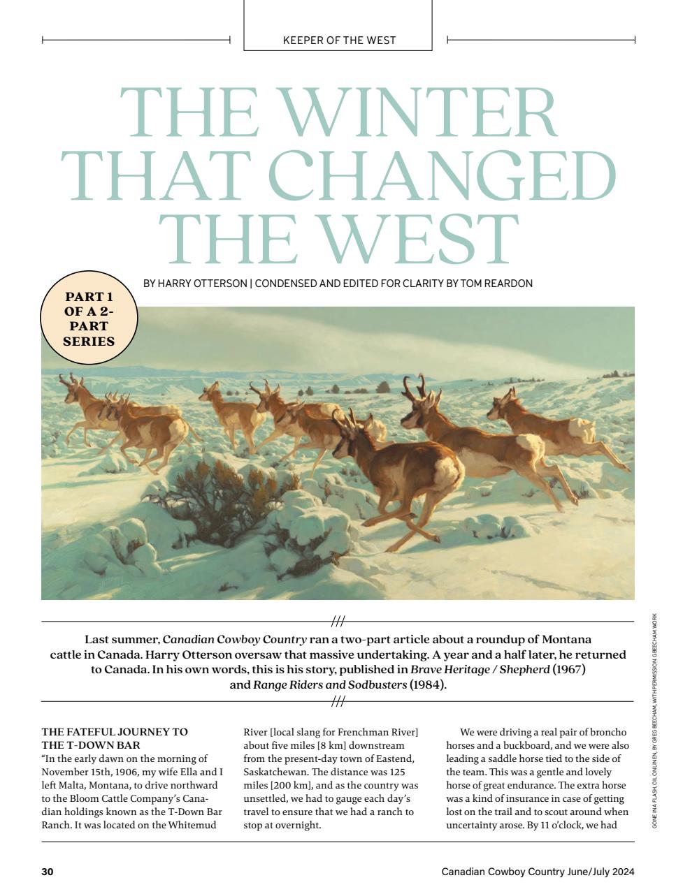 Canadian Cowboy Country Preview Pages