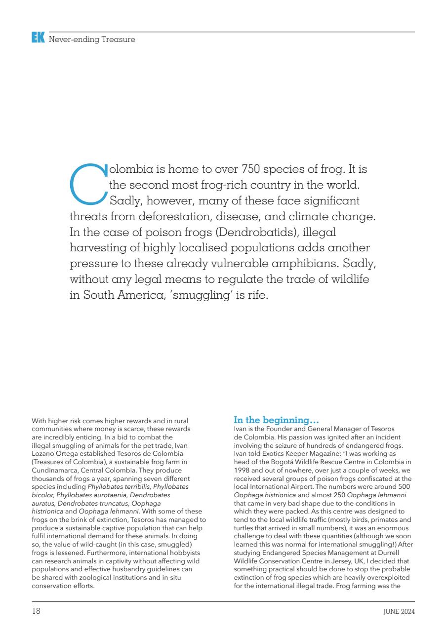 Exotics Keeper Preview Pages