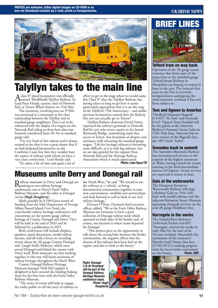 Narrow Gauge World Preview Pages
