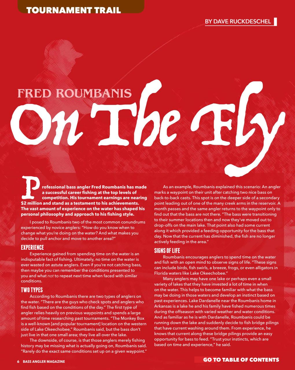 BASS ANGLER MAGAZINE Preview Pages