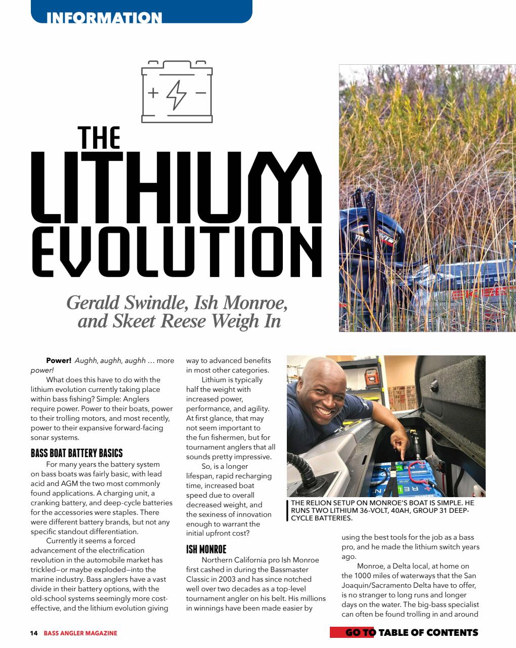 BASS ANGLER MAGAZINE Preview Pages