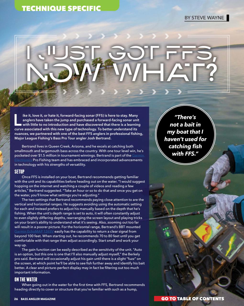 BASS ANGLER MAGAZINE Preview Pages