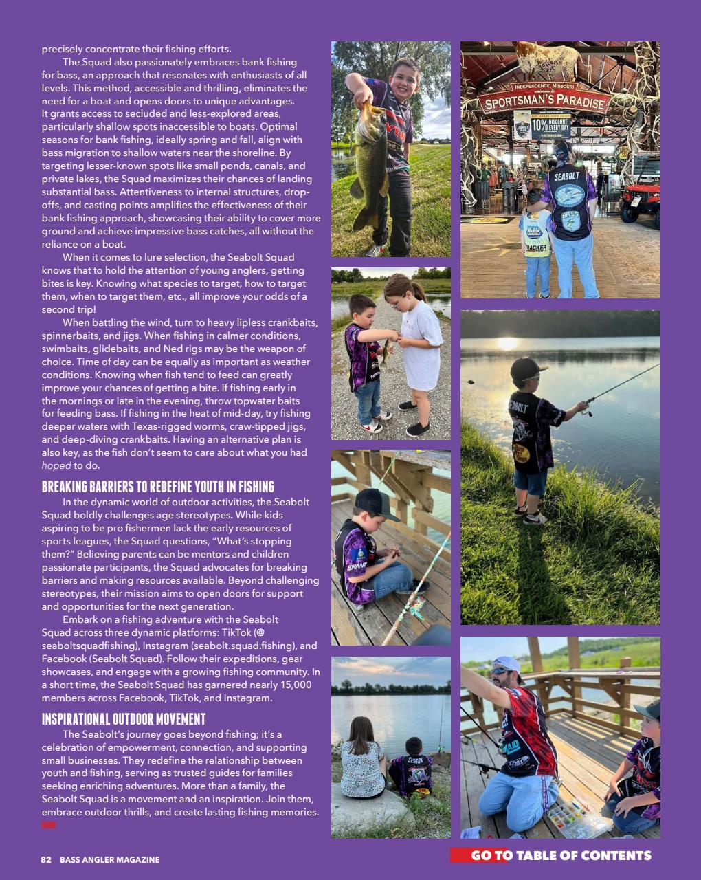 BASS ANGLER MAGAZINE Preview Pages