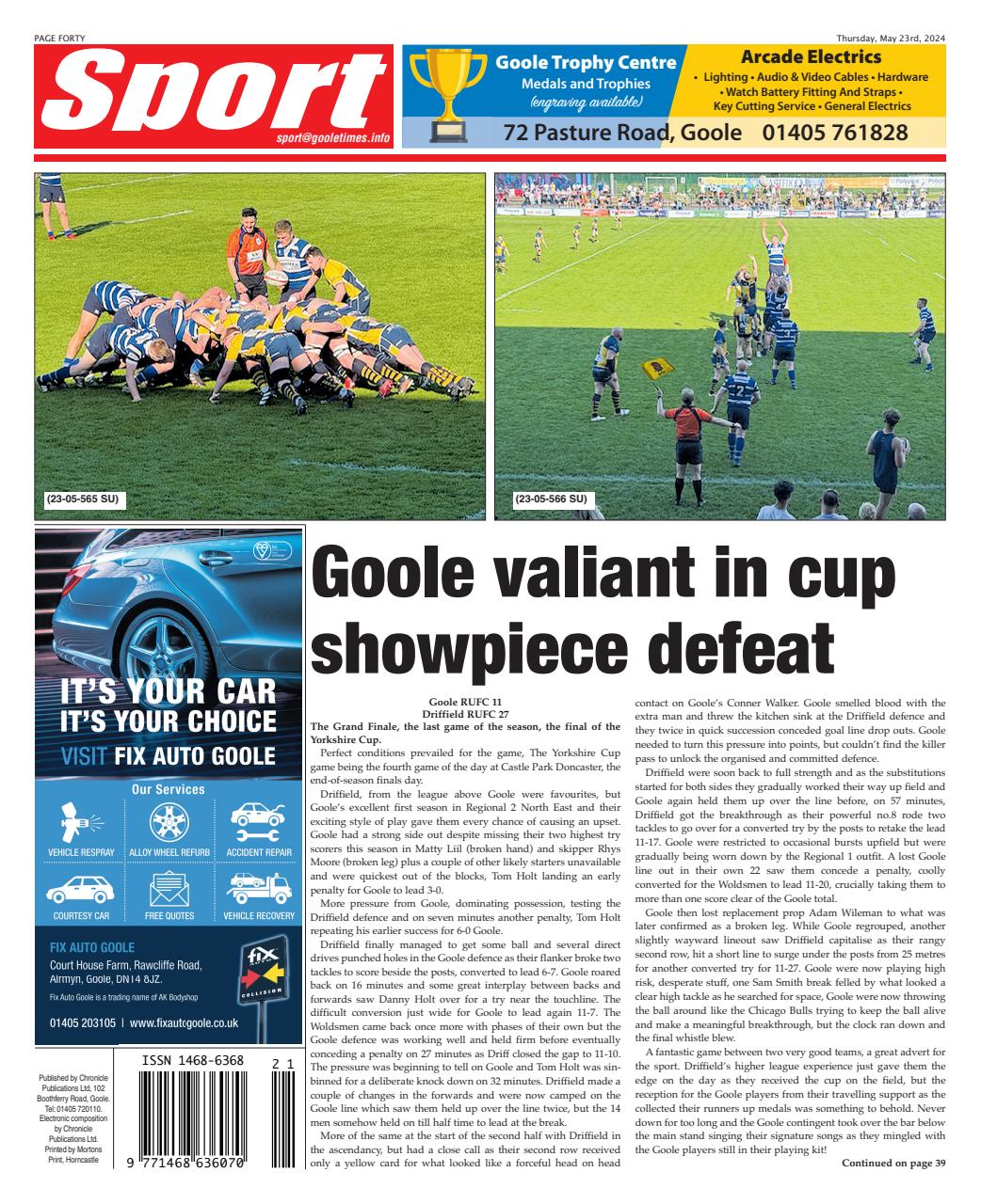Goole Times Preview Pages