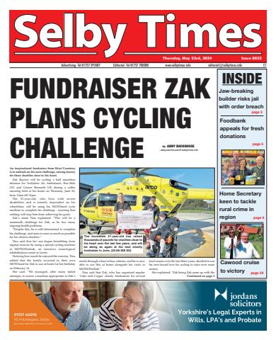 Selby Times issue May 23rd 2024