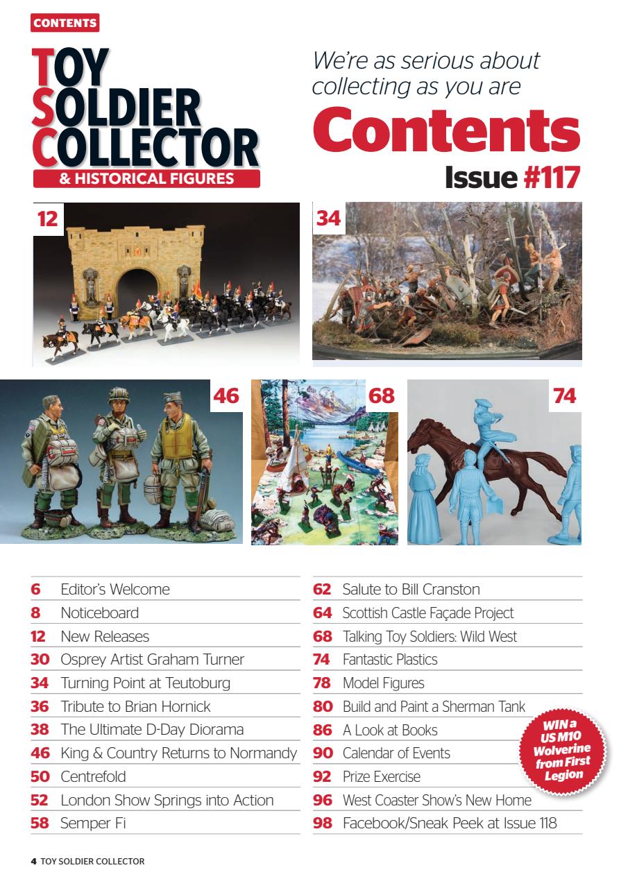 Toy Soldier Collector and Historical Figures Preview Pages