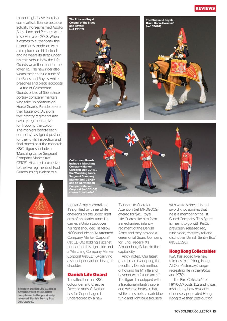 Toy Soldier Collector and Historical Figures Preview Pages