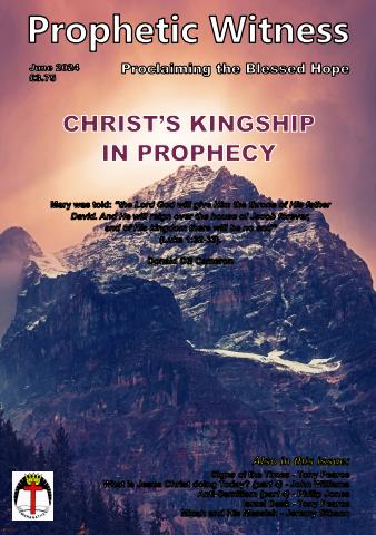 Prophetic Witness Magazine issue Prophetic Witness Magazine