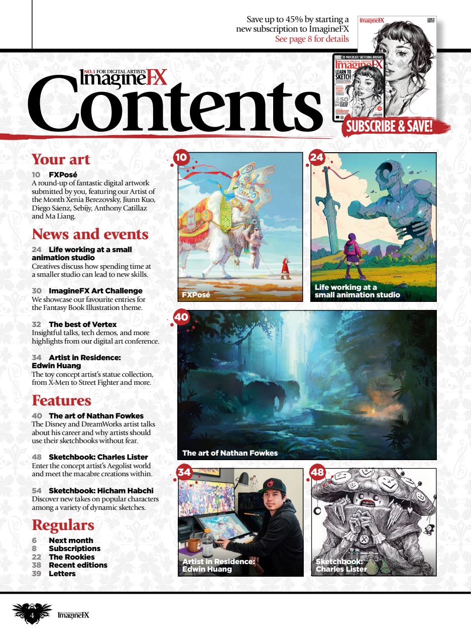 ImagineFX Preview Pages