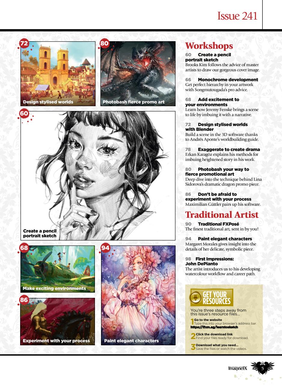 ImagineFX Preview Pages