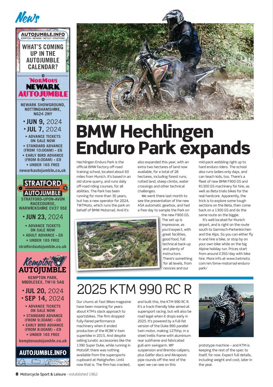 Motorcycle Sport & Leisure Preview Pages