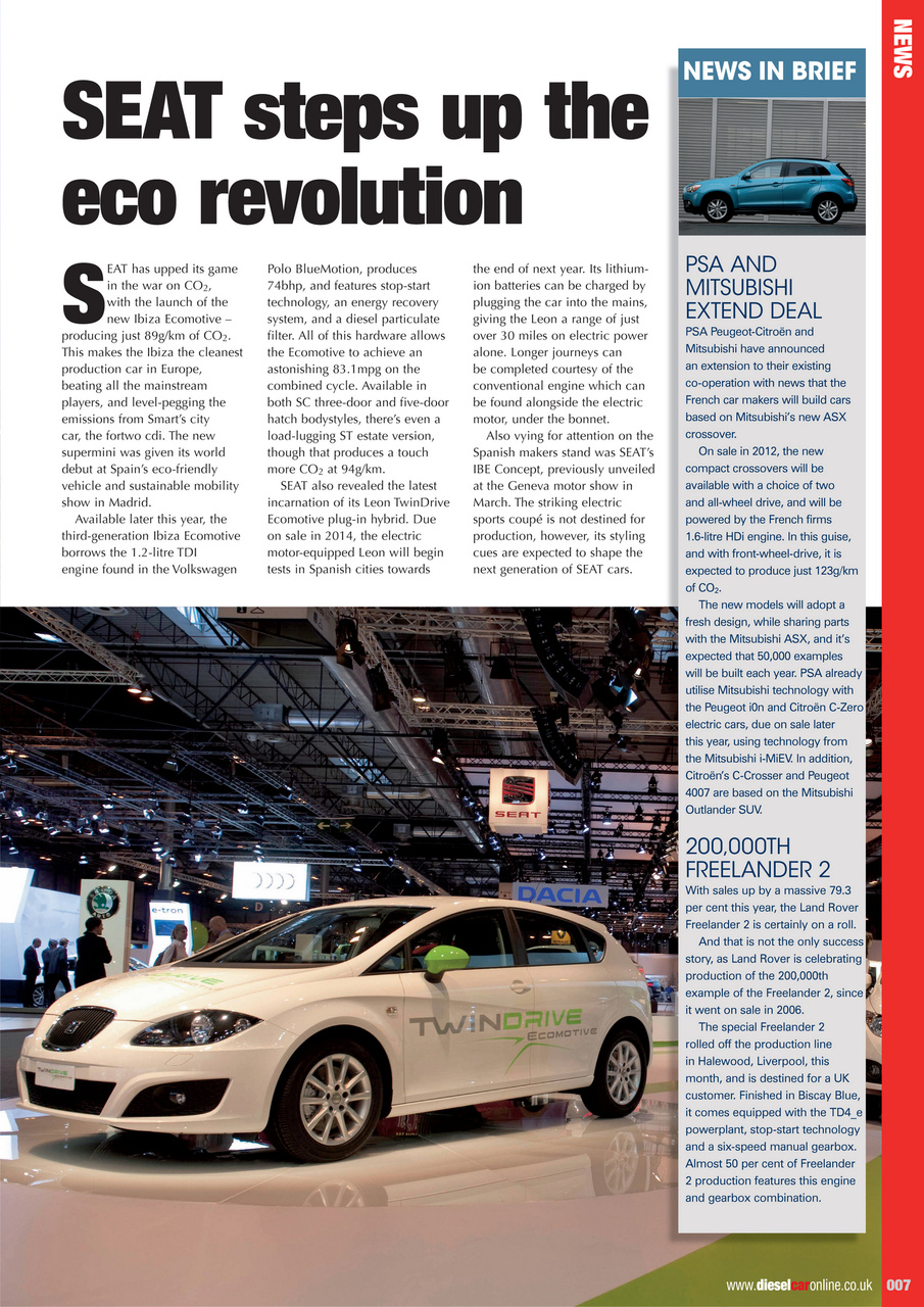Diesel&EcoCar Magazine Preview Pages