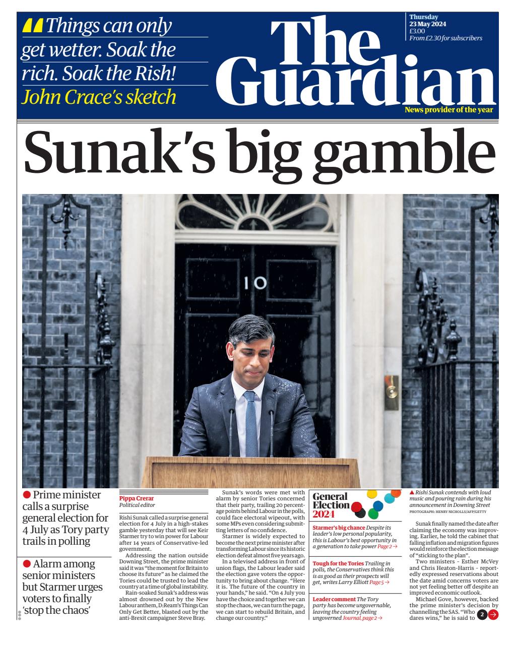 The Guardian Newspaper Preview Pages