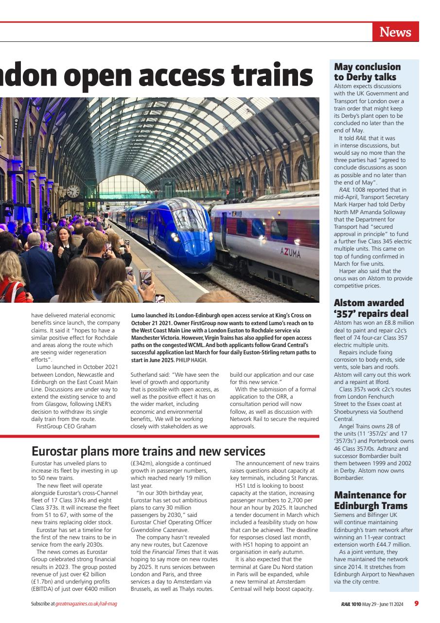 Rail Preview Pages