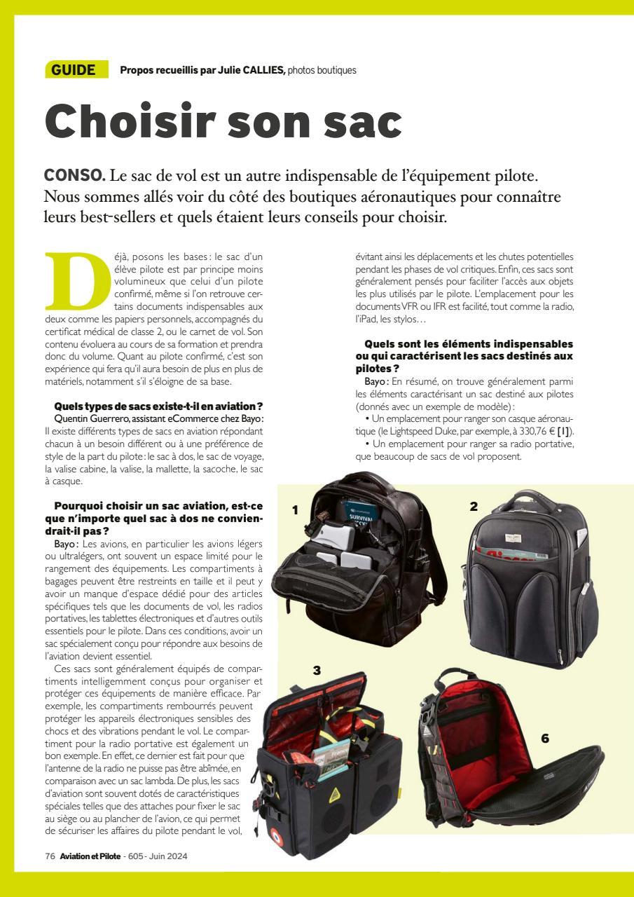 Aviation et Pilote Preview Pages