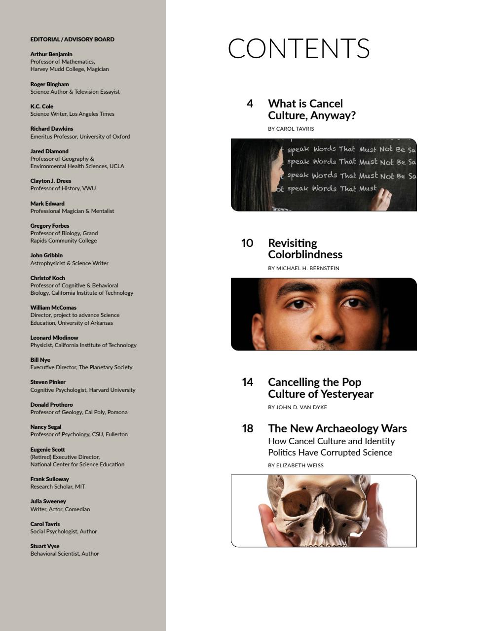 Skeptic Preview Pages