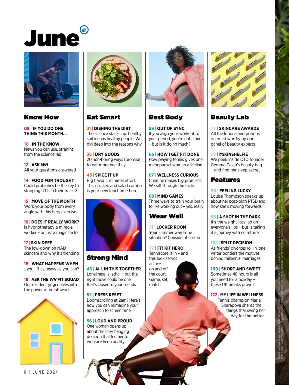 Women's Health Preview Pages