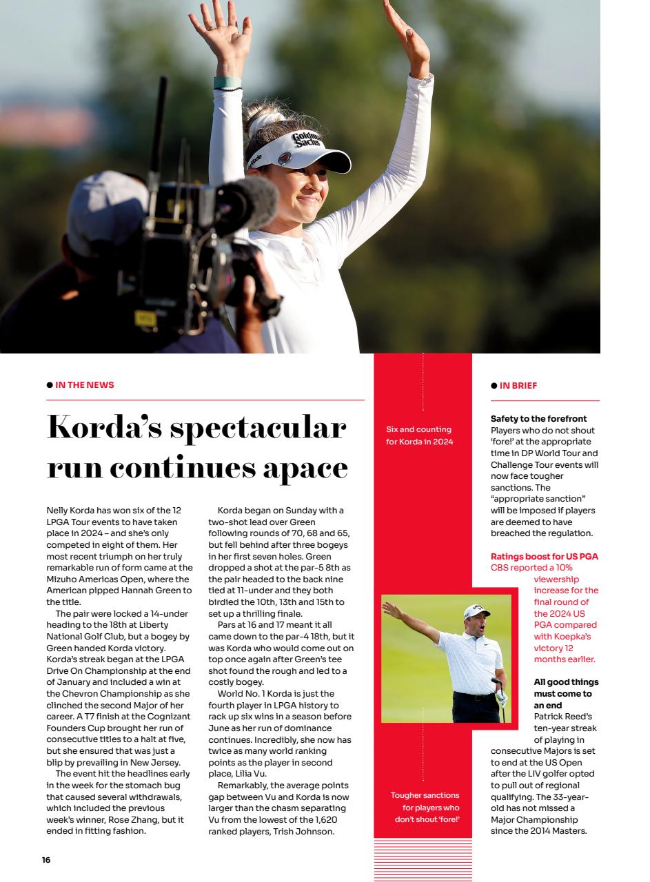 Golf Monthly Preview Pages