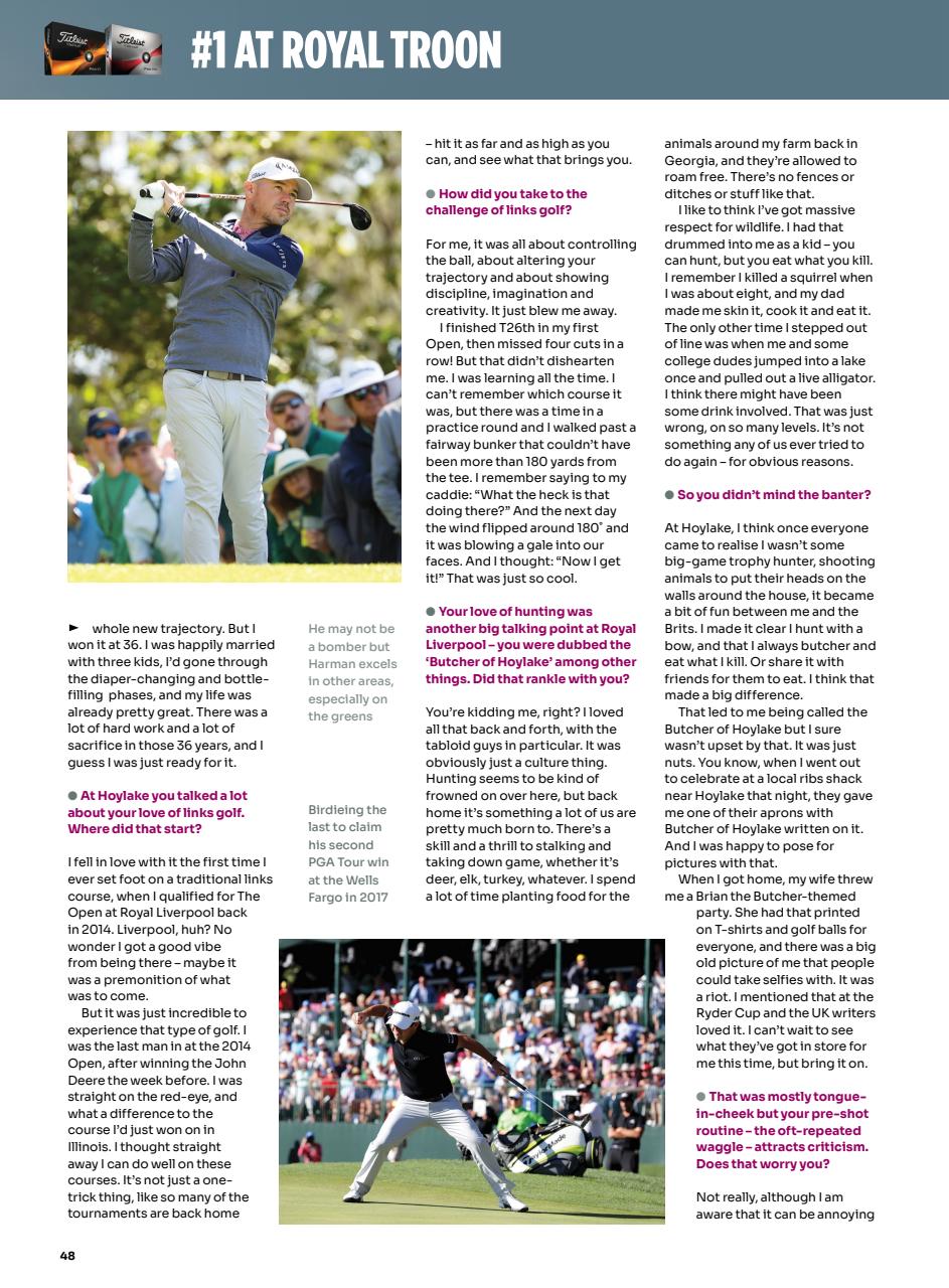 Golf Monthly Preview Pages