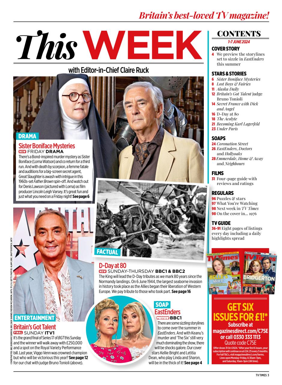 TV Times Preview Pages