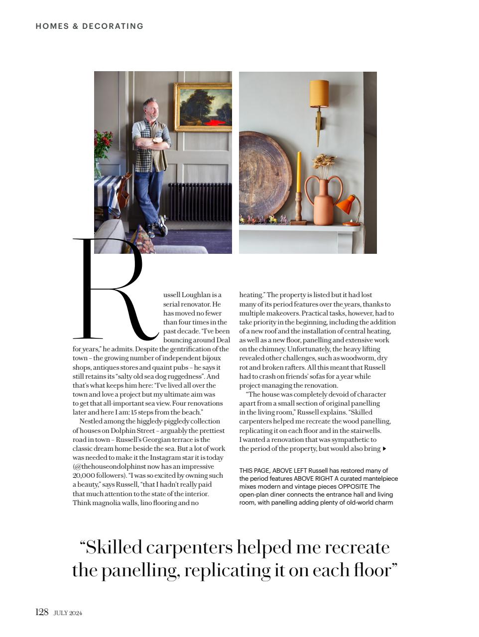 Country Living Magazine Subscriptions and Jul-24 Issue