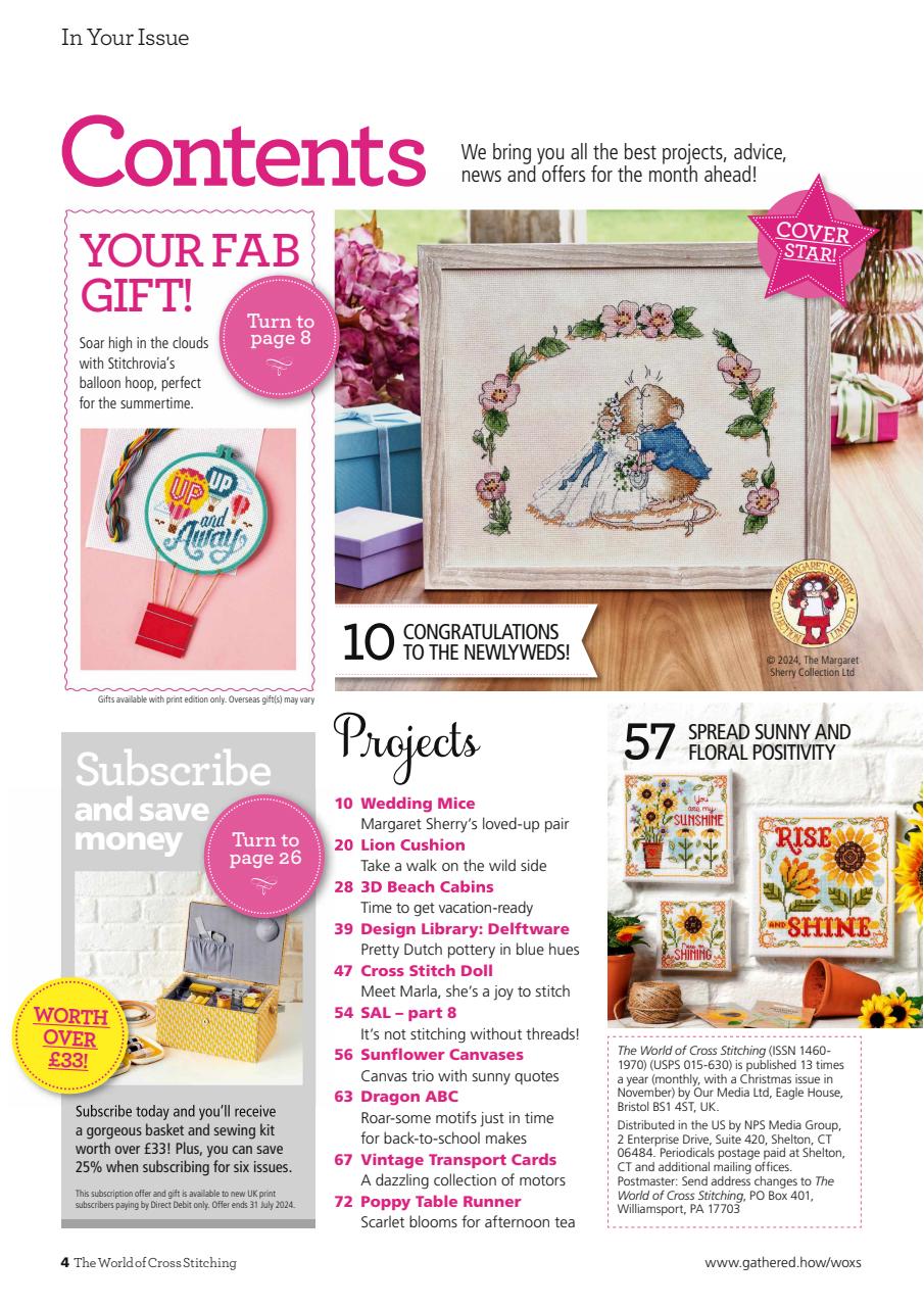 The World of Cross Stitching Preview Pages