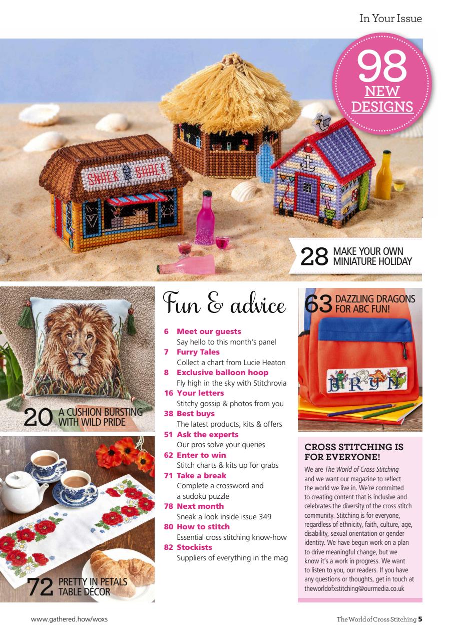 The World of Cross Stitching Preview Pages