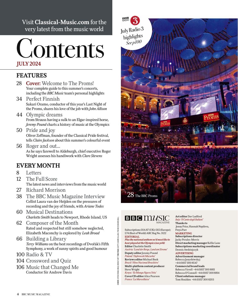 BBC Music Magazine Preview Pages