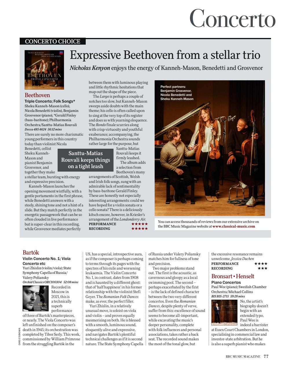 BBC Music Magazine Preview Pages