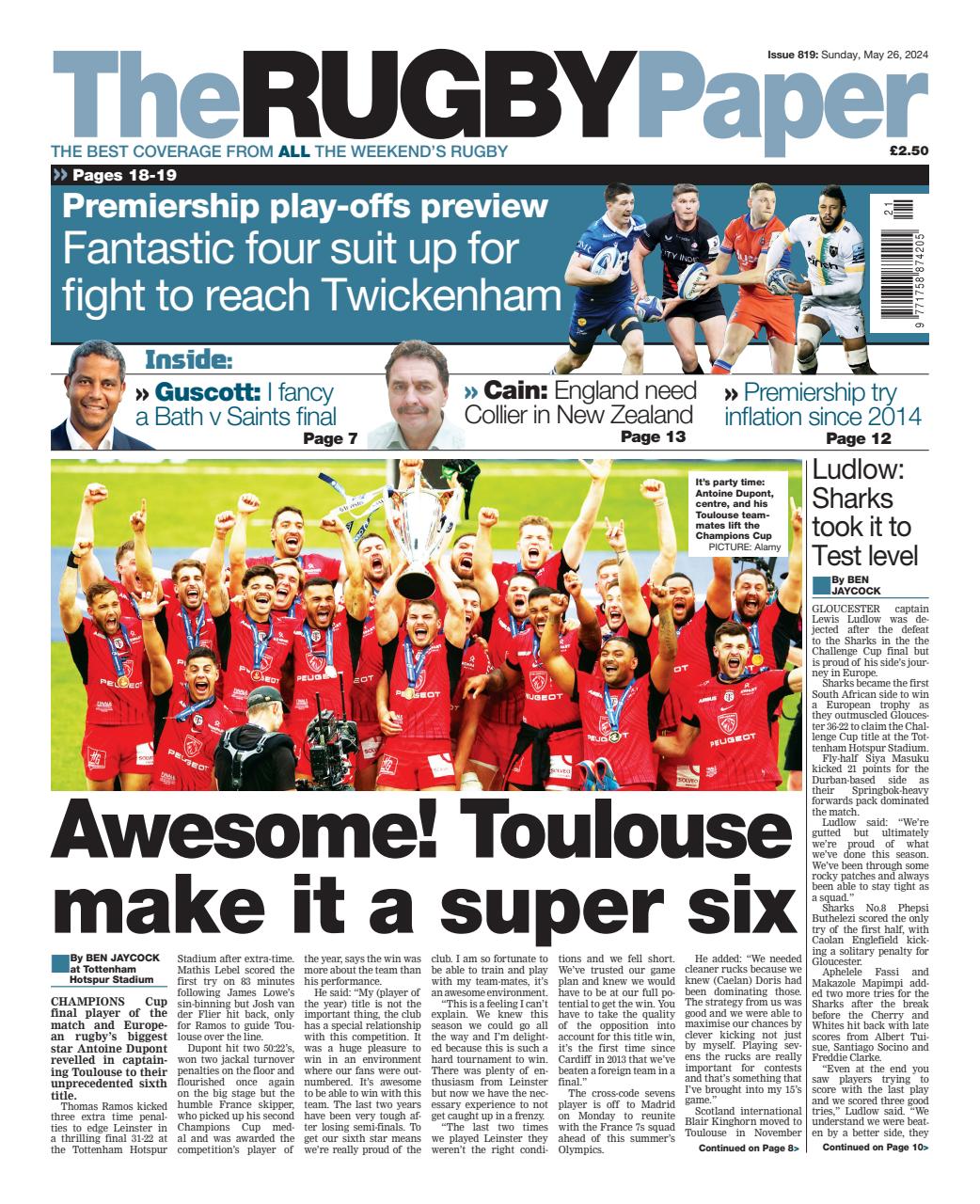 The Rugby Paper Preview Pages