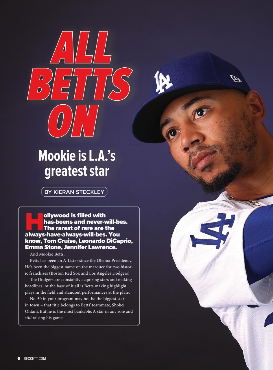 Beckett Baseball Magazine Preview Pages