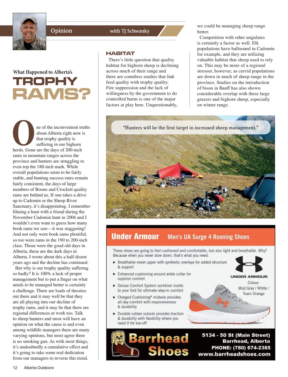 Alberta Outdoors Preview Pages