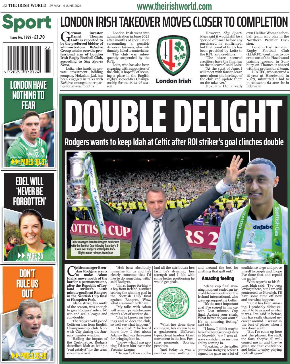 Irish World Preview Pages