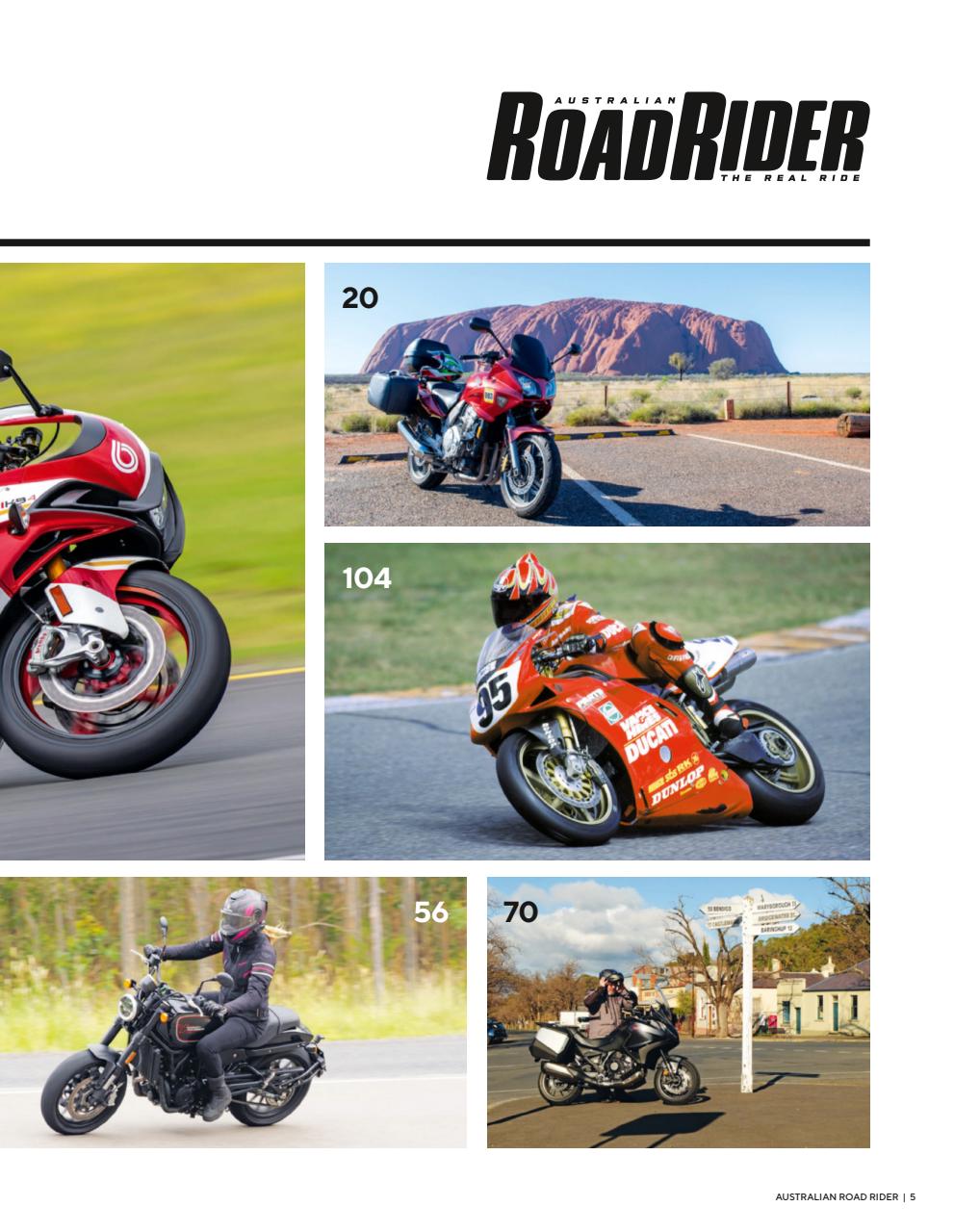 Australian Road Rider Preview Pages