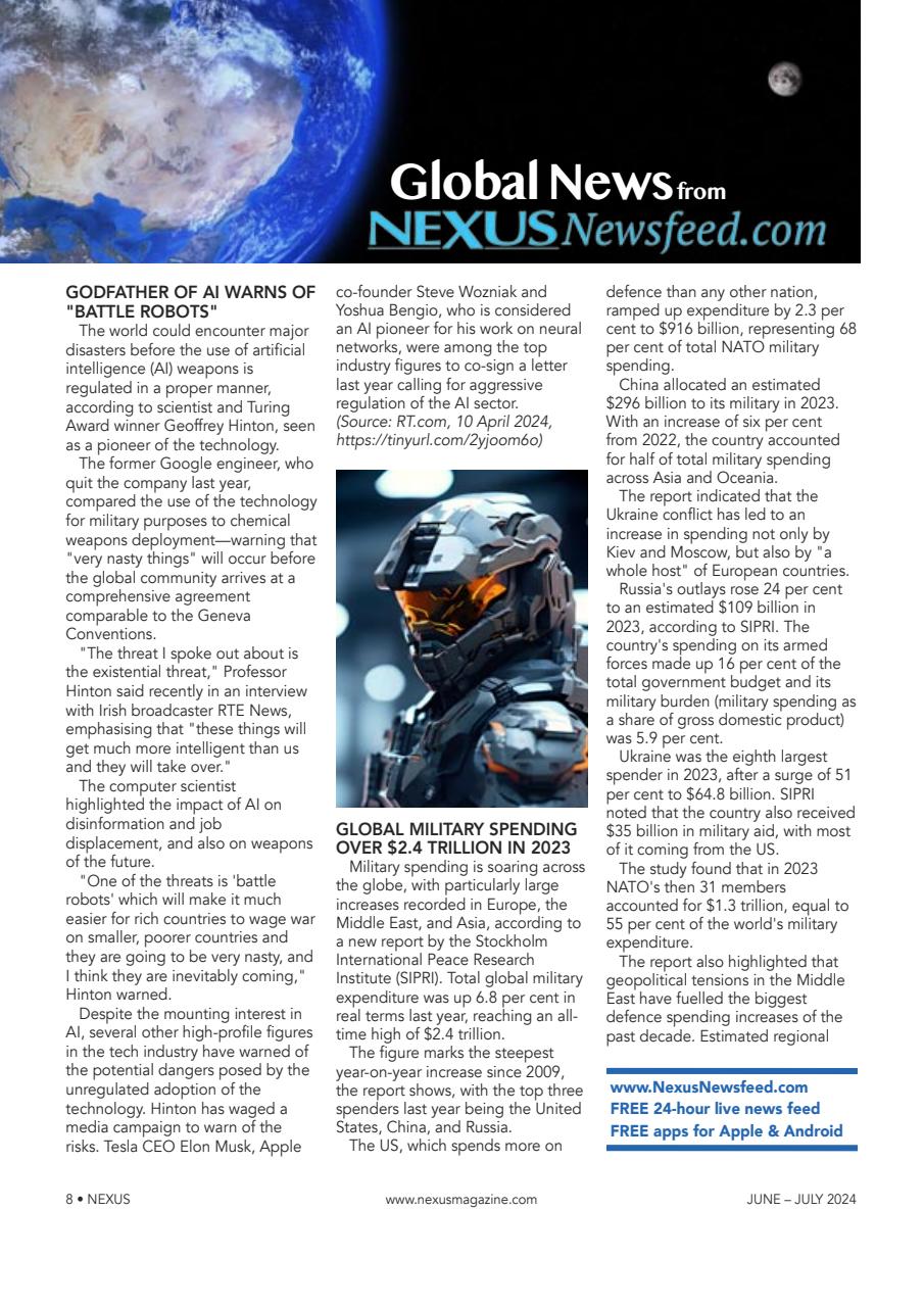 Nexus Magazine Preview Pages