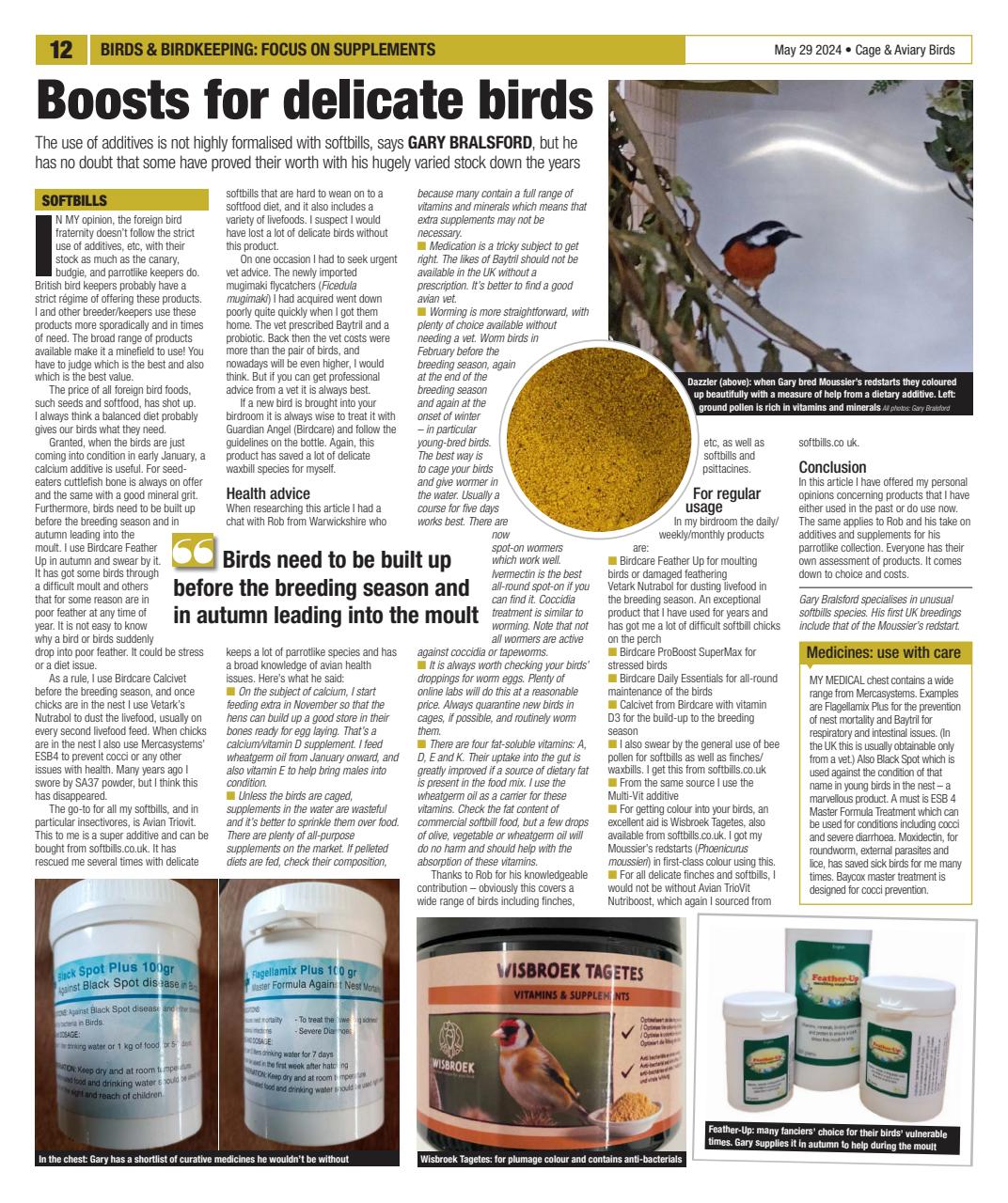 Cage & Aviary Birds Preview Pages